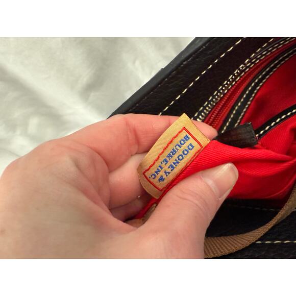 Dooney & Bourke Black Pebbled Leather Lexington Shoulder Tote Bag GS - Picture 6 of 7